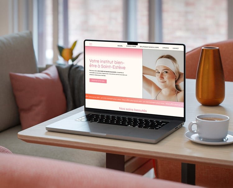 Template site internet Worpdpress et Elementor - Salon d'esthétique