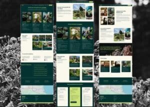 Template site web paysagiste - WordPress et Elementor