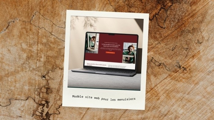 Modèle site web pour les menuisiers